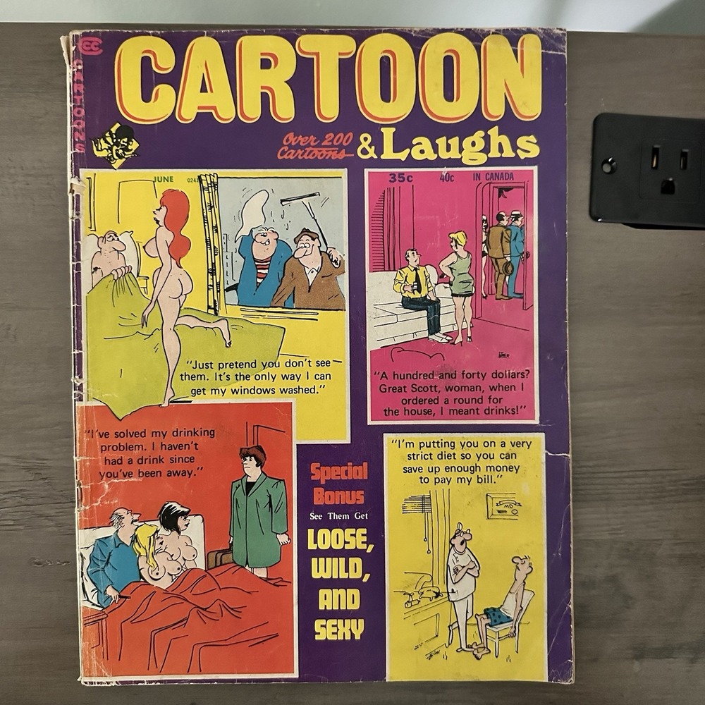 Vintage 06/1971 Magazine Management – Cartoon & Laughs, Adult Humor Magazine